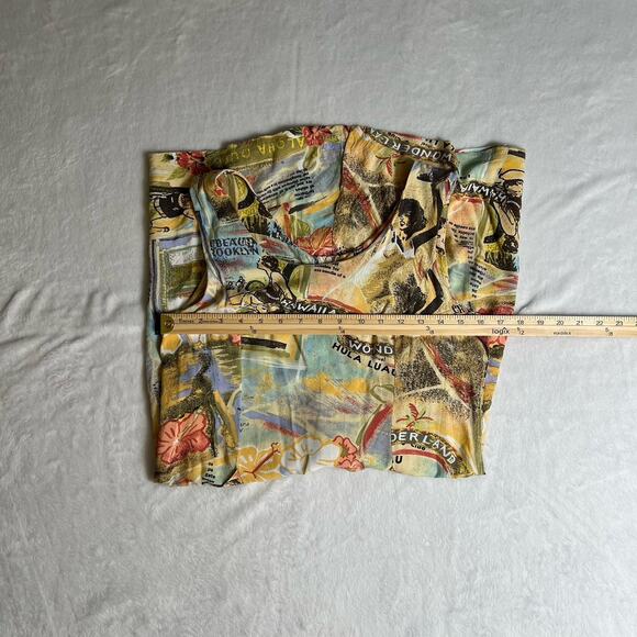 Jams World Women’s Vintage Hawaiian Dress Size S 5 Pockets Beachy Vacation Airy - Picture 5 of 8